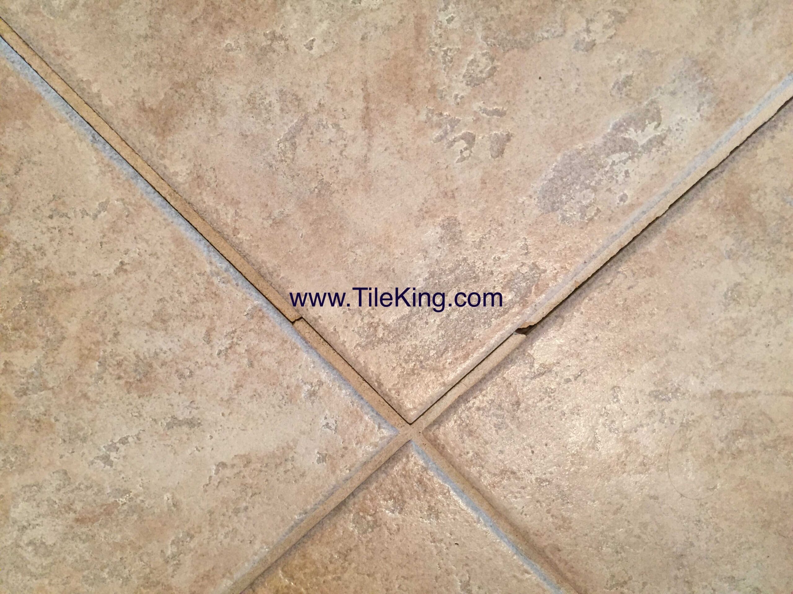 travertine chipping before repairs